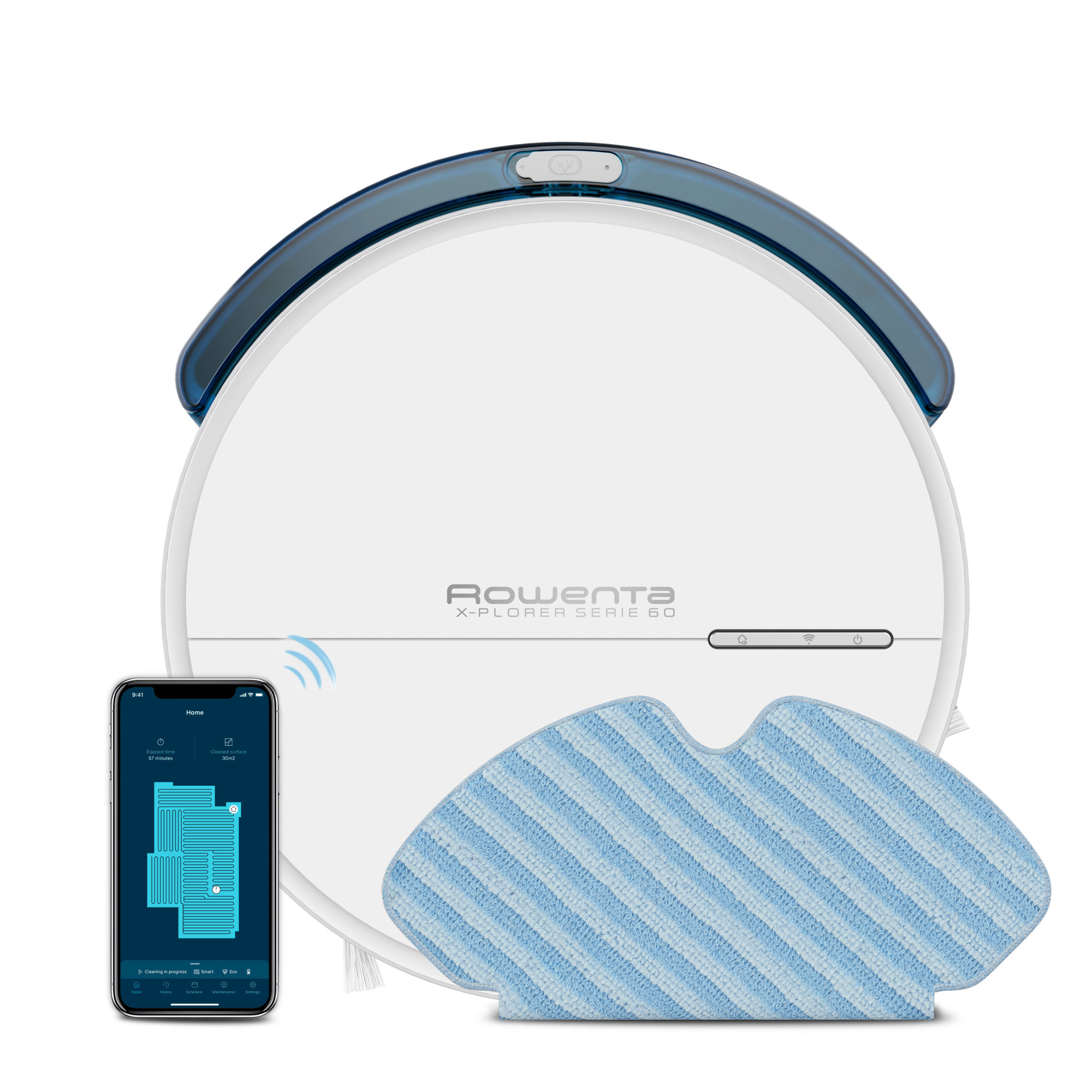 X-Plorer Serie 60 RR7447 Robotstofzuiger - 2.300Pa - Technologie: Gyroscoop