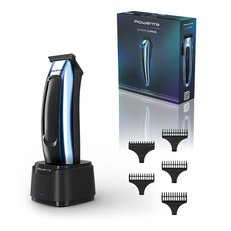 Barber Experience, nauwkeurige trimmer voor mannen, T-mes, koolstof (DLC) coating