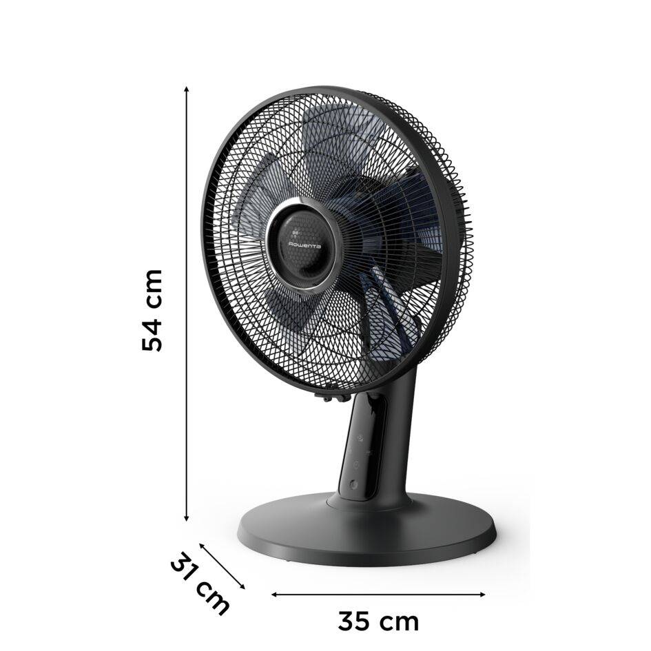 Turbo Silence Extreme + VU2750 - Ventilateur de table - 5 vitesses - 43&nbsp;m3/min - Silencieux