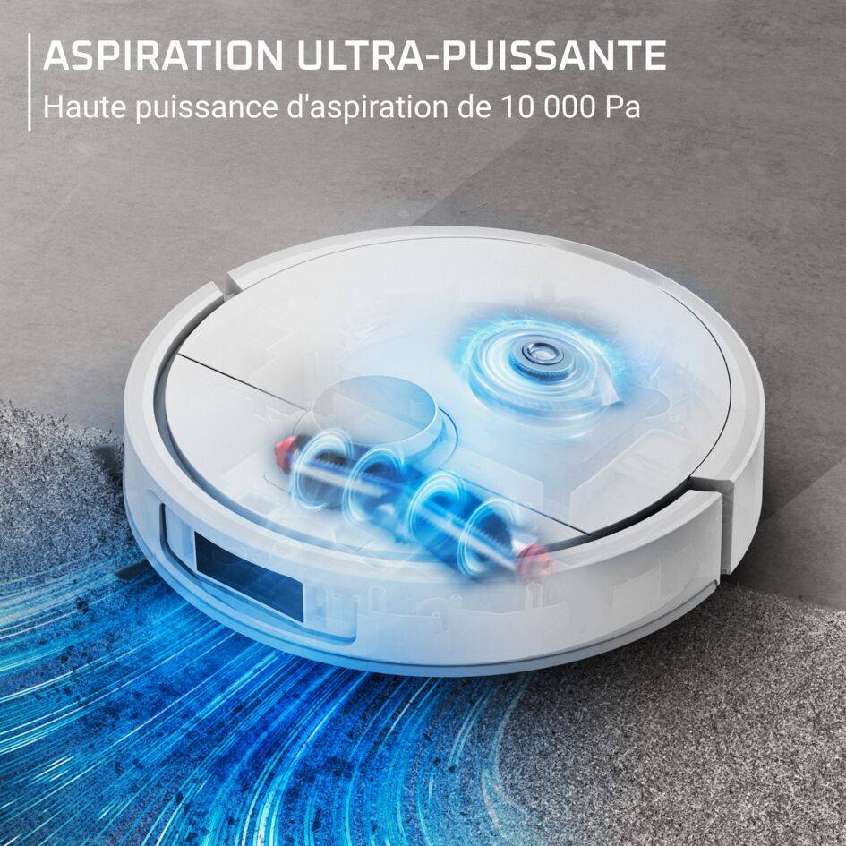 X-Plorer Serie 580 Max RR9547E0 Aspirateur robot Wet & Dry - Nettoyage automatique - 10.000Pa - Technologie laser