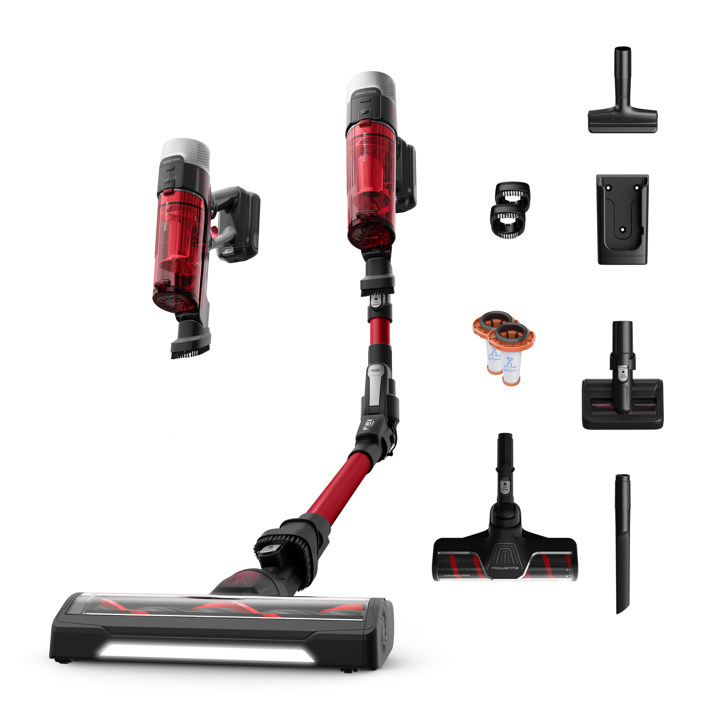 X-Force Flex 9.60 Complete, draadloze steelstofzuiger, grondige reiniging RH2099WO