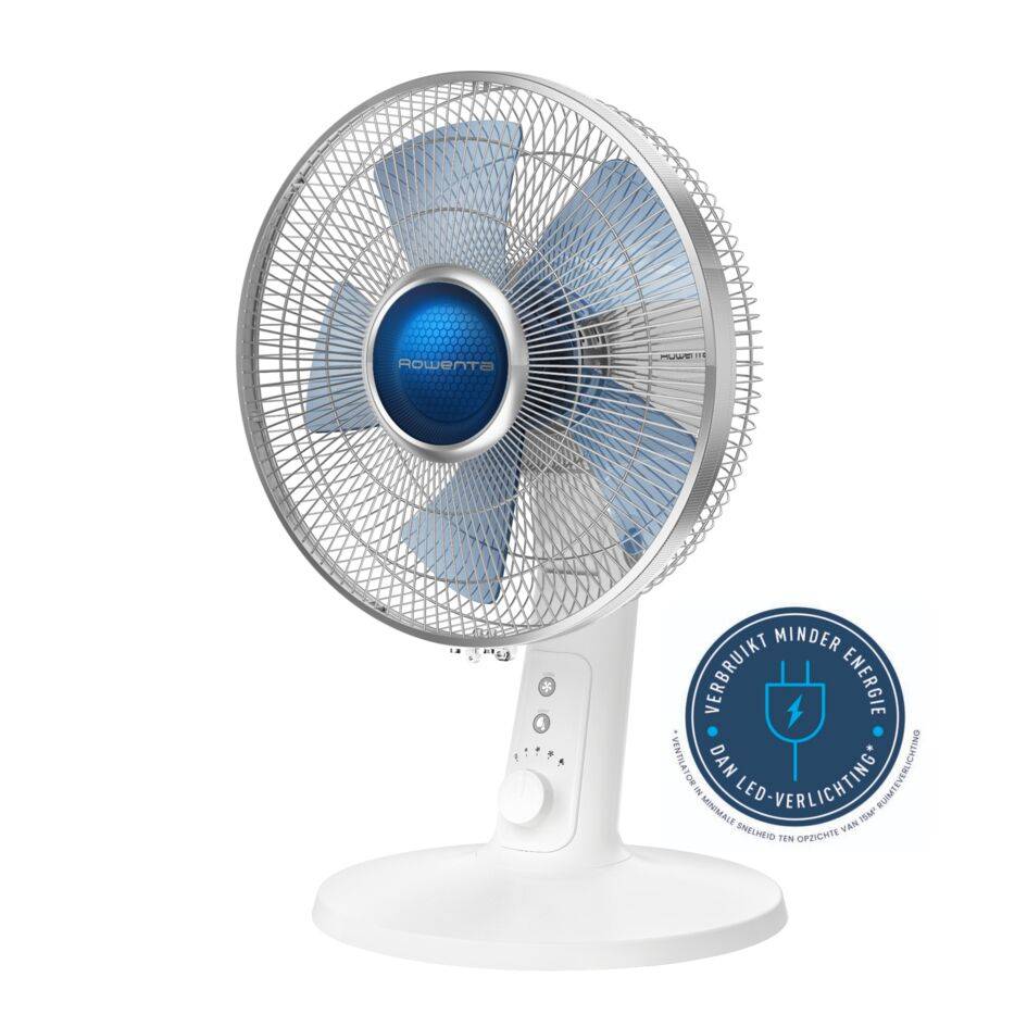 Turbo Silence Extreme+ VU2730 Tafelventilator - 45 m³/min airflow - 4 snelheden - Ultra-stil: 38 d(B)