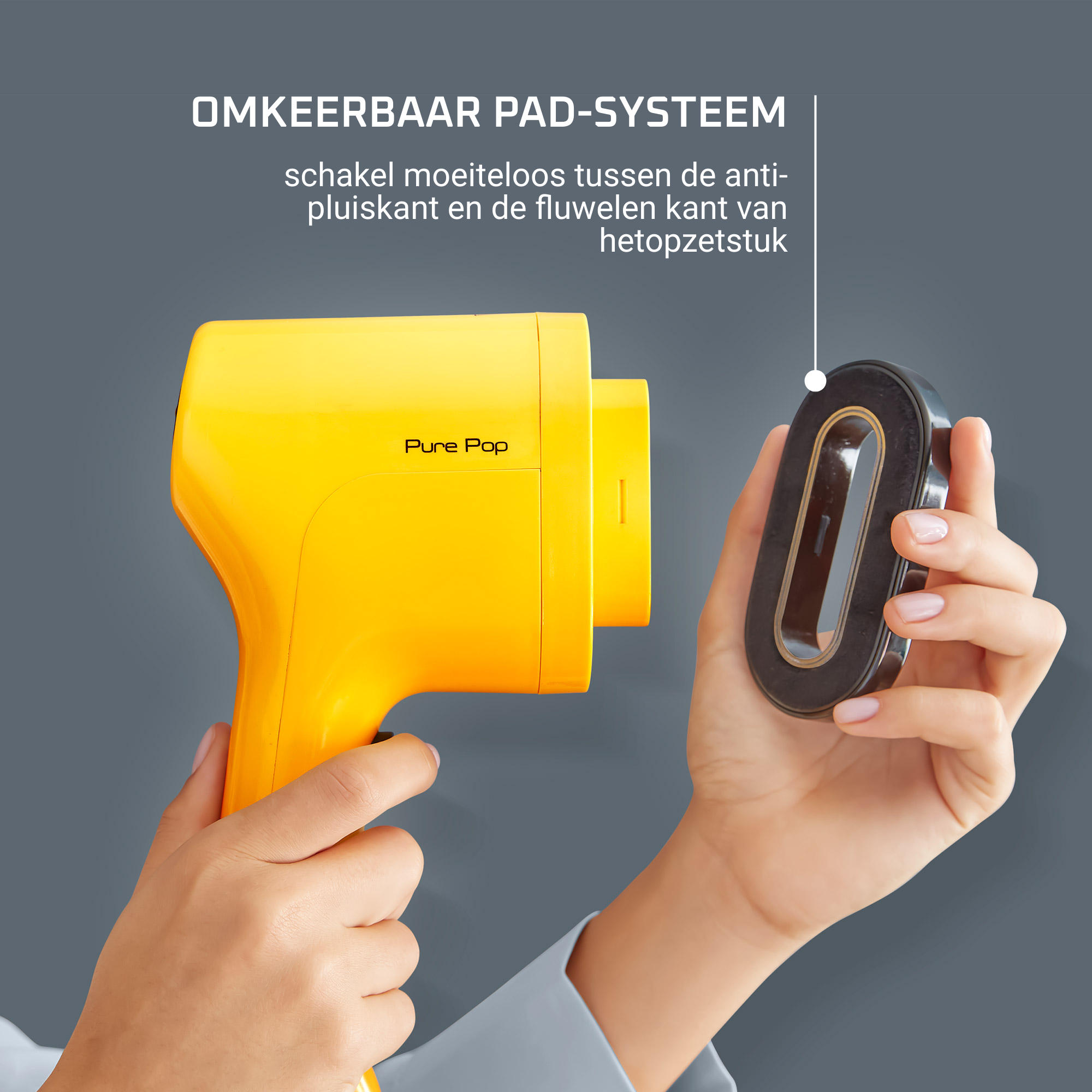 Pure Pop DR2023 Kledingstomer - 1.300W - 20 g/min stoomdebiet