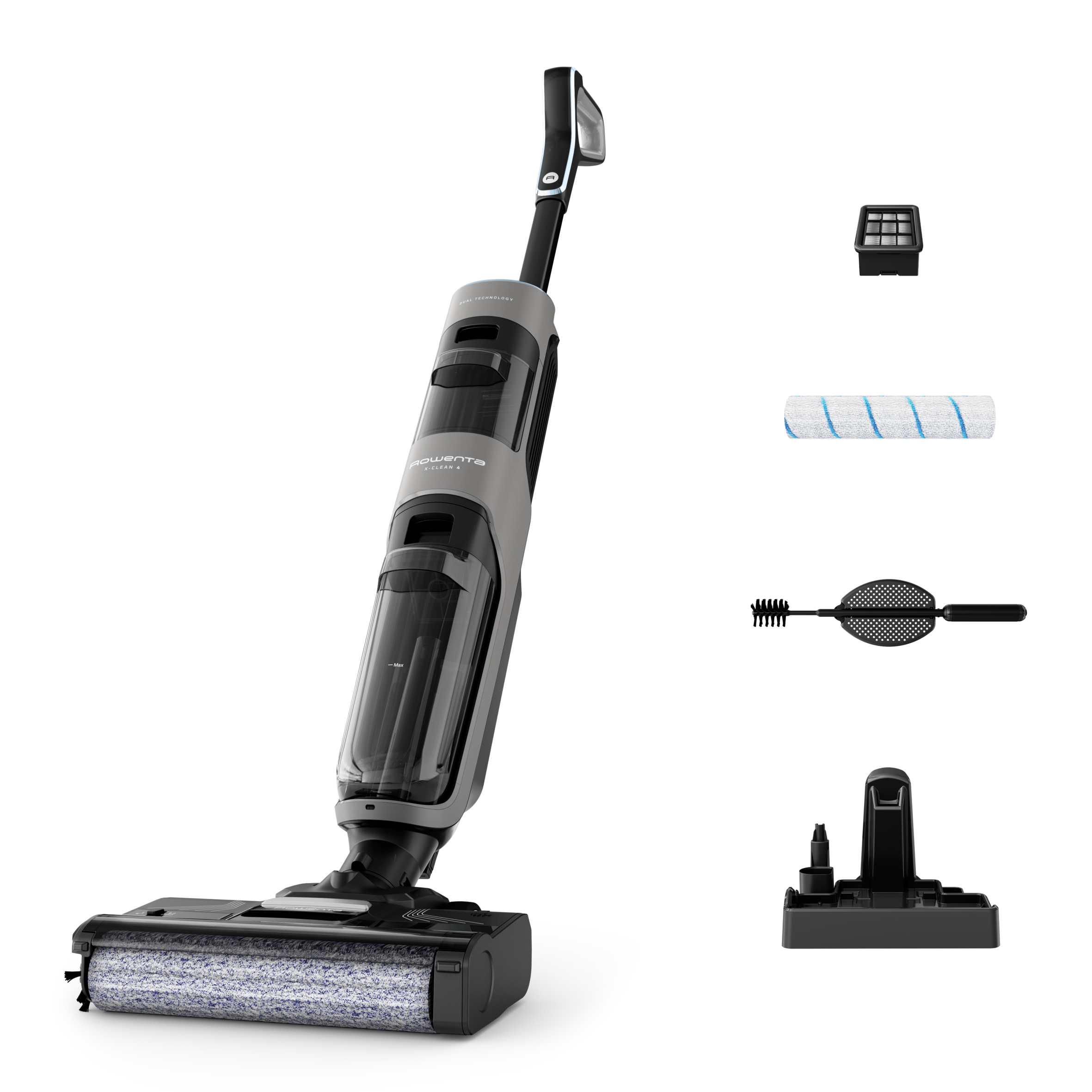 X-Clean 4 GZ5036WO Nettoyeur de sol & Aspirateur 2-en-1 - 50 min d'autonomie