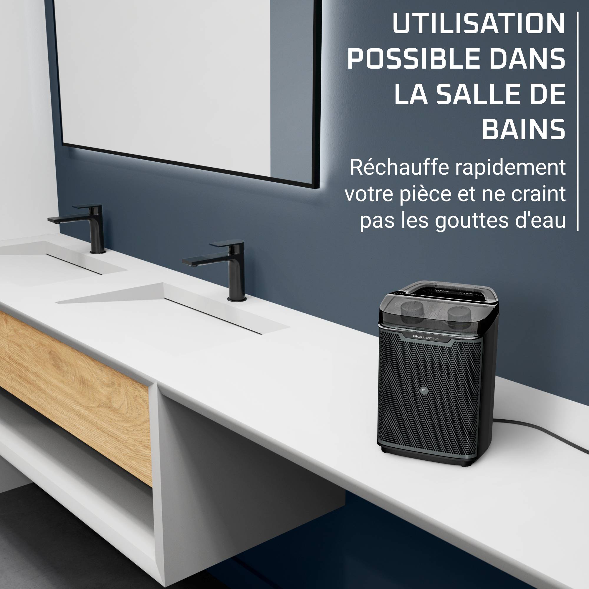 Intense Comfort+ Aqua SO9350F0 Chauffage électrique pour salle de bains - 2 000 W