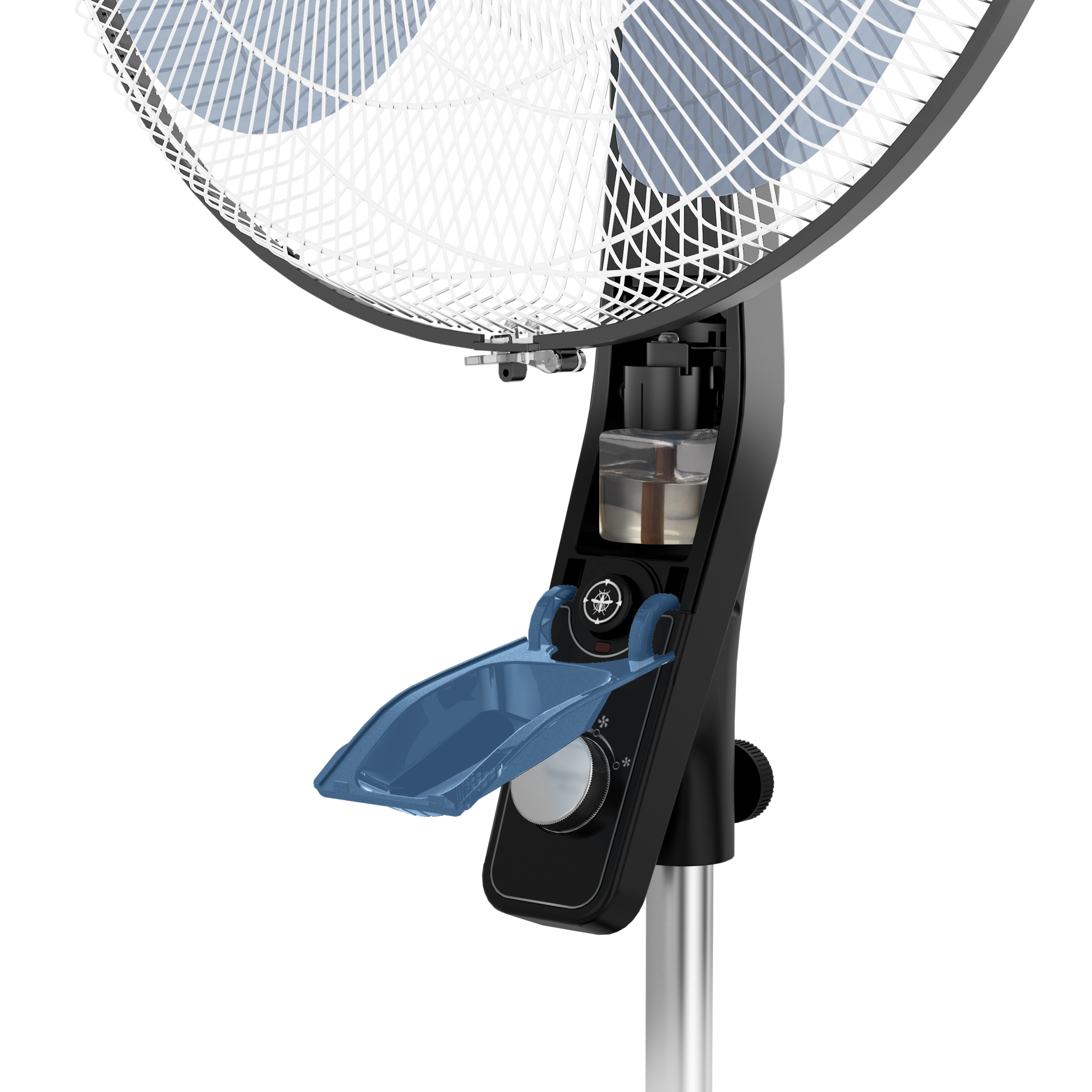 Essential+ VU4420F0 Ventilateur sur pied Anti-moustiques - Débit d'air : 55 m³/min - 3 vitesses - 49 d(B)