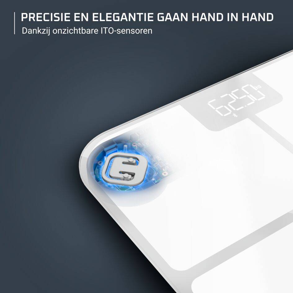 Goodvibes Sport 2.0 BR9740F0 Verbonden weegschaal – Intuïtieve app – 17 indicatoren – 180 kg