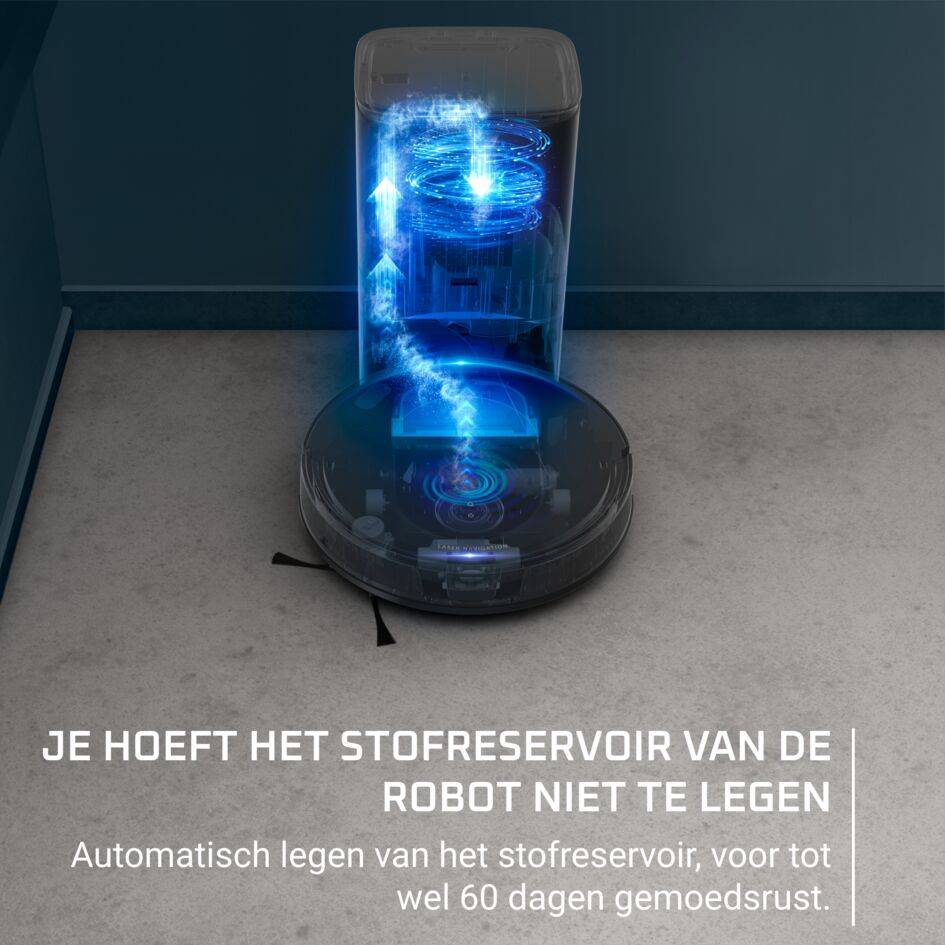 X-Plorer Serie&nbsp;65+ RR8L85WH Robotstofzuiger - 2300 Pa - Technologie Camera + Laser