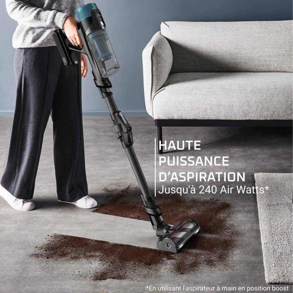 X-Force Flex 14.80 Aqua RH9BC1 Aspirateur balai 2-en-1 - 240 AirWatts - 90 min - Allergie