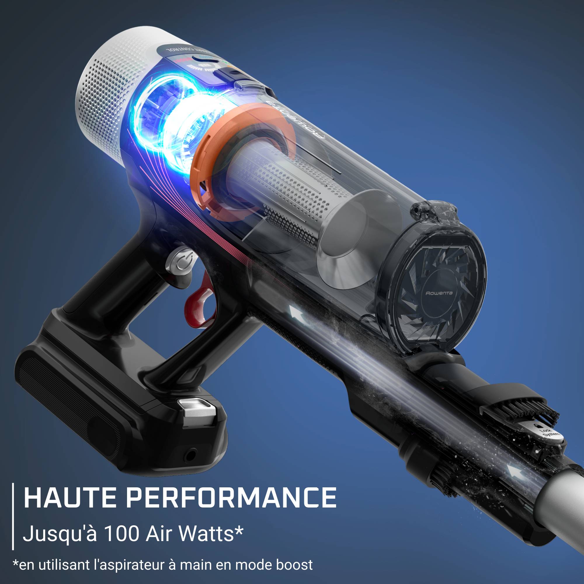 X-Force Flex 9.60 RH2036 Aspirateur balai - 100 Airwatts - 45 min