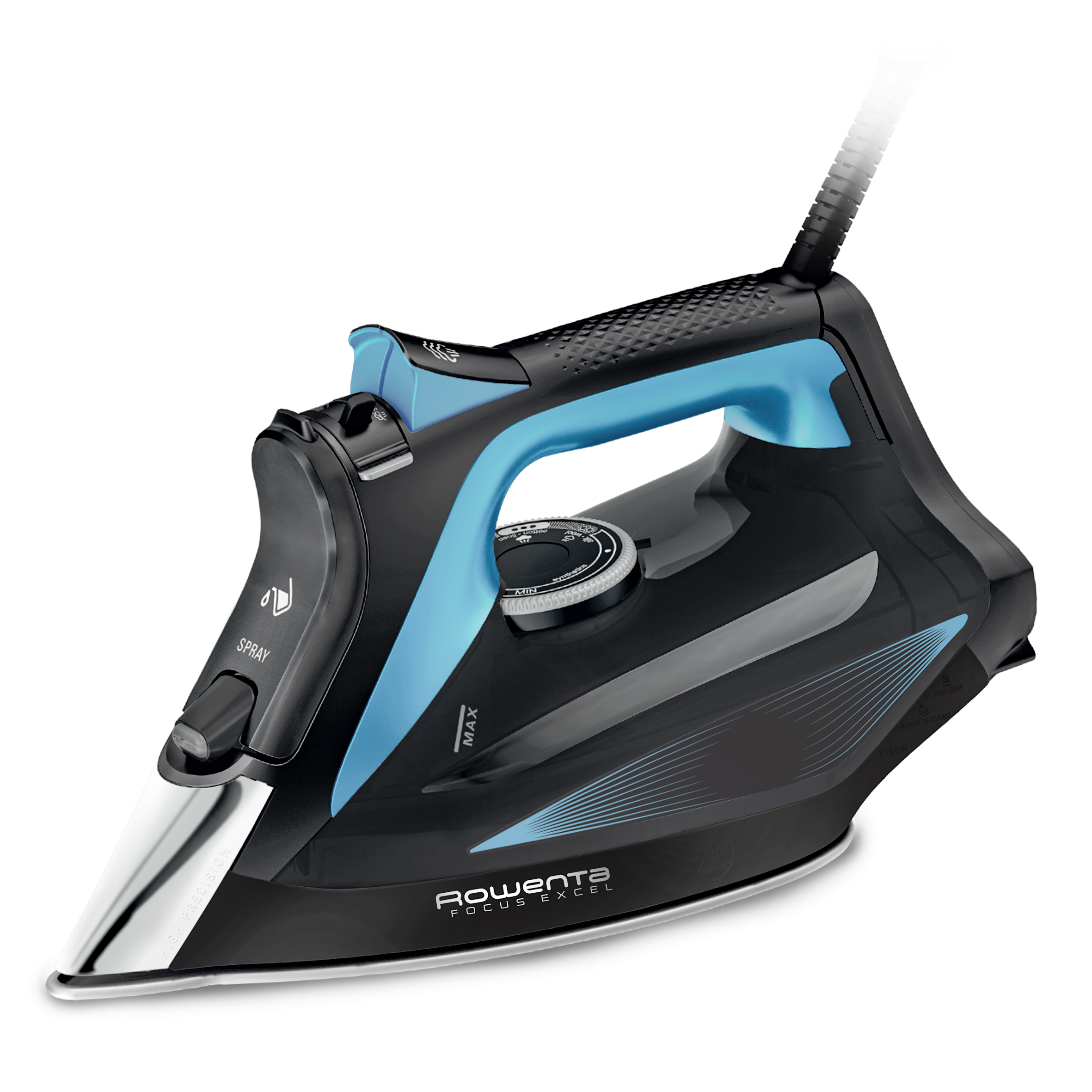 Focus Excel DW5310 Stoomstrijkijzer - 2.700W - 180 g/min shot - 300ml