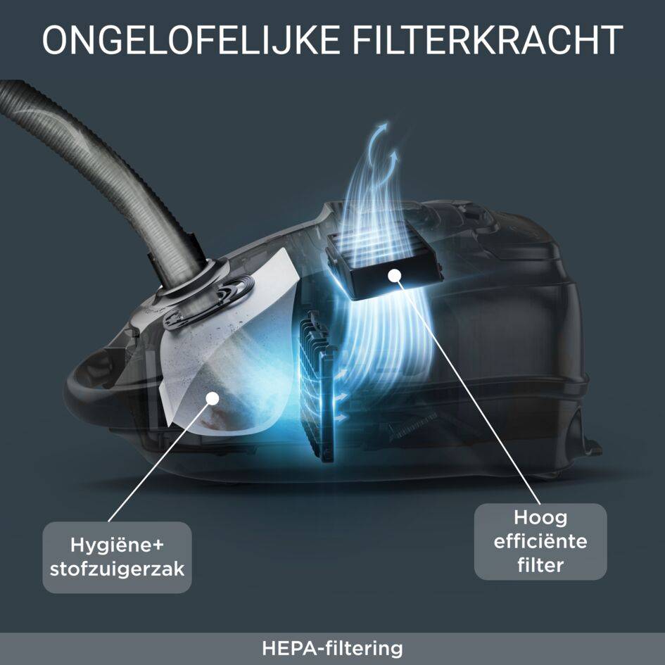 Silence Force Effitech® Car Care stofzuiger met zak RO7451EA Rowenta