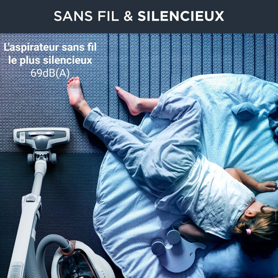 X-Ô IX7777 Aspirateur sans fil - 230 AirWatts - 180 min d'autonomie (2 batteries) - 1,0L