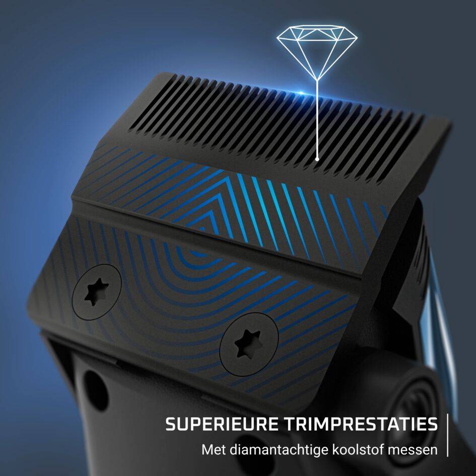 Barber Experience TN1551 Haartondeuse + baardtrimmer - XL-mes