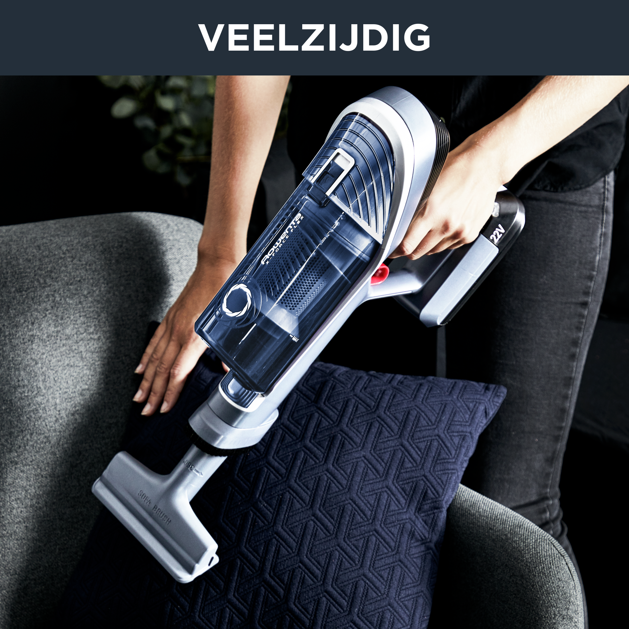 X-Force Flex 8.60 Aqua RH9690 2-in-1 Steelstofzuiger - 43 AirWatt - 35 min autonomie - 0,55L