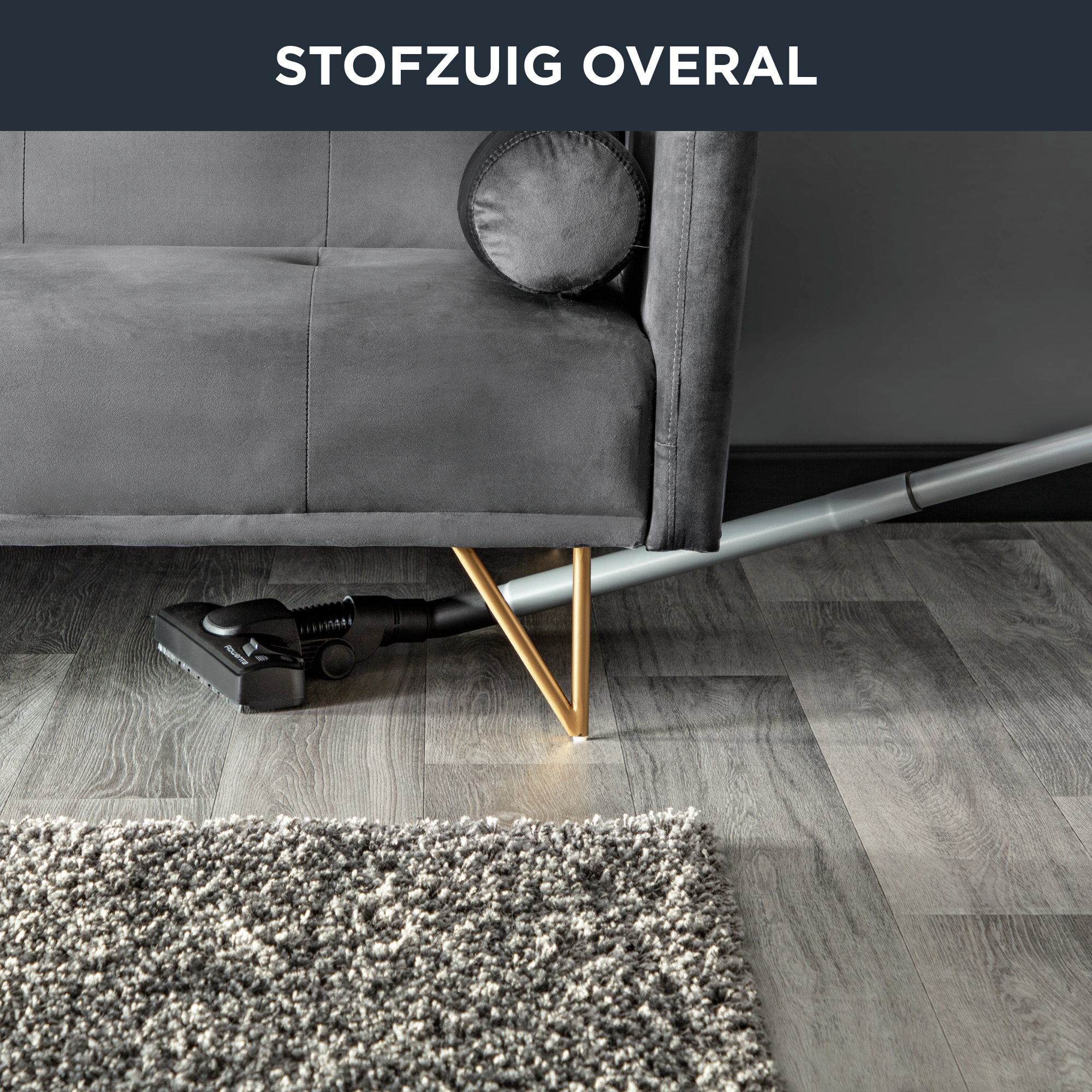 Silence Force Allergy+ RO6859 Stofzuiger met zak - 450W - Stil: 67dB - Parketborstel