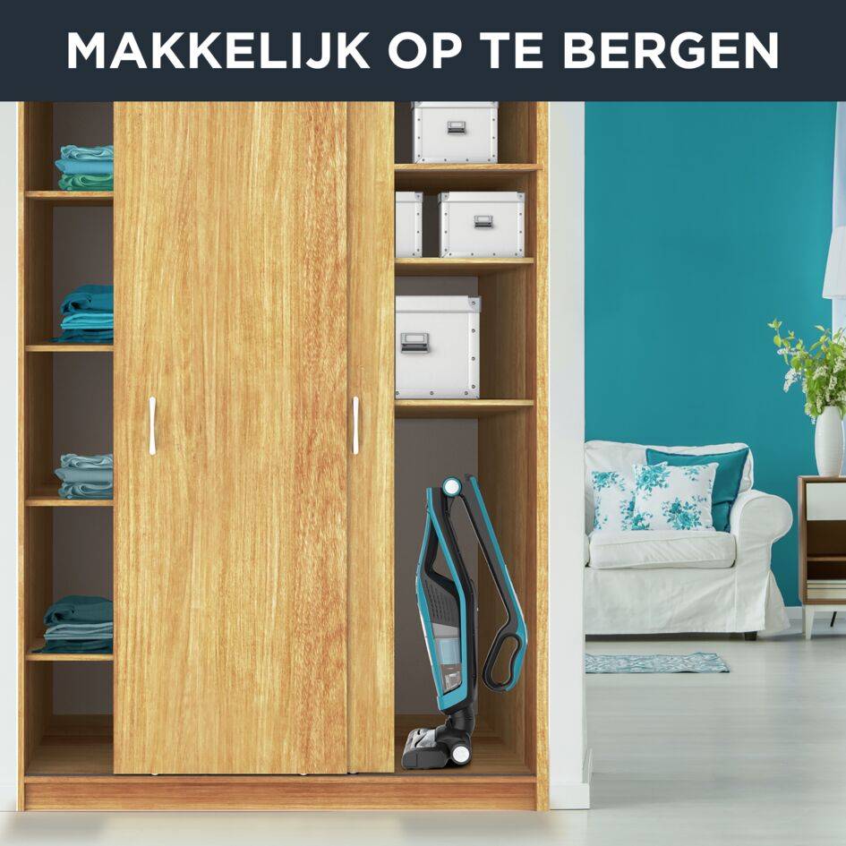 Dual Force 2-in-1 RH6751 Steelstofzuiger - 18V - 45 min autonomie - 0,6L