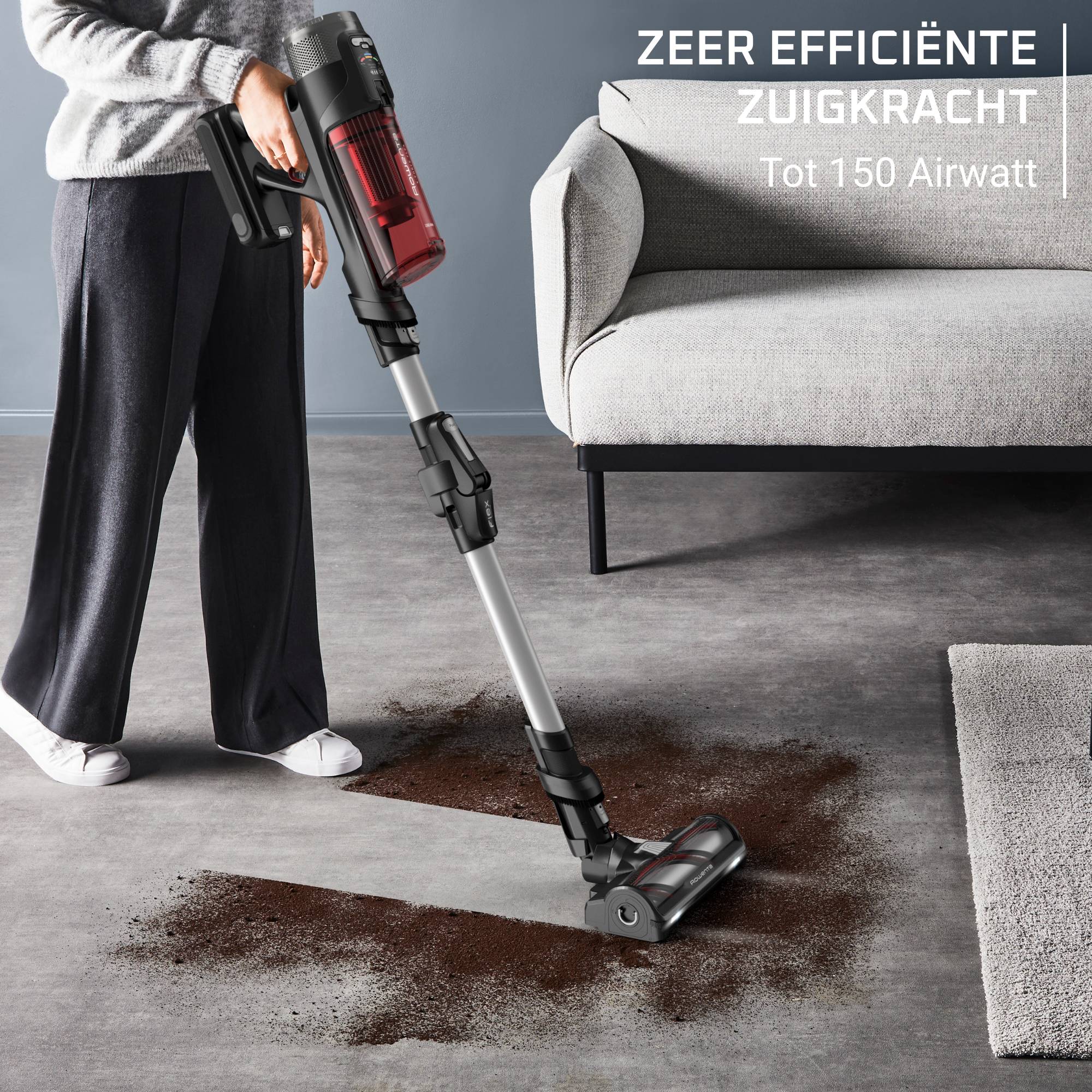 X-Force Flex 13.60 Complete RH9A93E0 Steelstofzuiger - 150 AirWatts - 60 min autonomie - Huisdiermodel