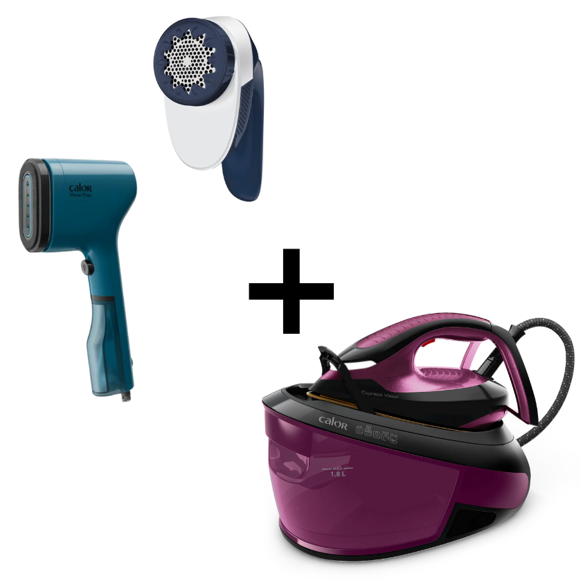 PACK WEB : Centrale vapeur Express Vision SV8152C0 + 2 accessoires gratuits