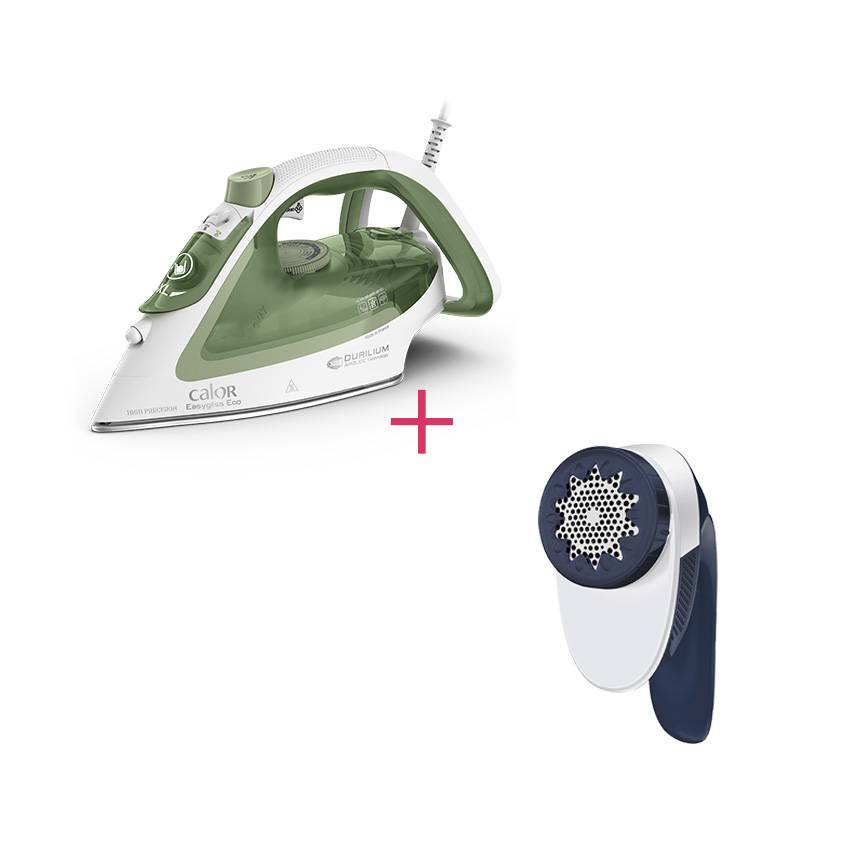 PACK WEB : Fer vapeur Easygliss Eco FV5781 + Rasoir anti-bouloches gratuit